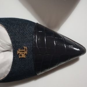 Lanette Denim soft | LAUREN Ralph Lauren | 8 B / 3" heel shoe